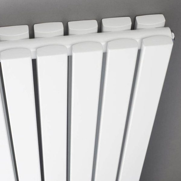 Hudson Reed Sloane 1800 x 354mm Double Panel Designer Radiator   Satin White - Image 3