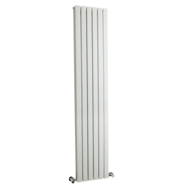 Hudson Reed Sloane 1800 x 354mm Double Panel Designer Radiator   Satin White