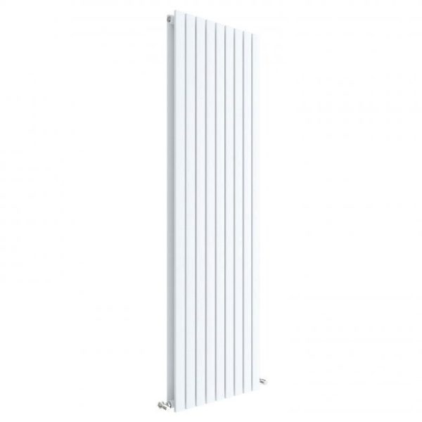 Hudson Reed Sloane 1800 x 528mm Vertical Double Panel Radiator   Satin White
