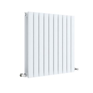 Hudson Reed Sloane 600 x 586mm Horizontal Double Panel Radiator   Satin White