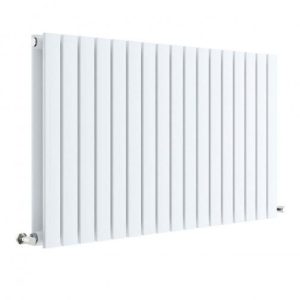 Hudson Reed Sloane 600 x 992mm Horizontal Double Panel Radiator   Satin White