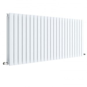 Hudson Reed Sloane 600 x 1398mm Horizontal Double Panel Radiator   Satin White