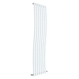 Hudson Reed Revive Wave 1785 x 413mm Designer Radiator   Gloss White