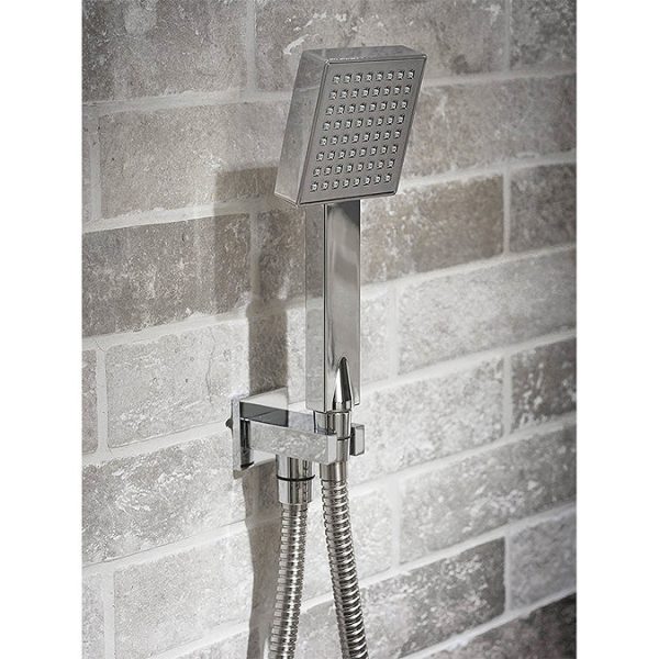 Triton HOME Digital Mixer Shower All in One with Square Fixed Head & Outlet Elbow Handset Holder (High Pressure) - Image 2