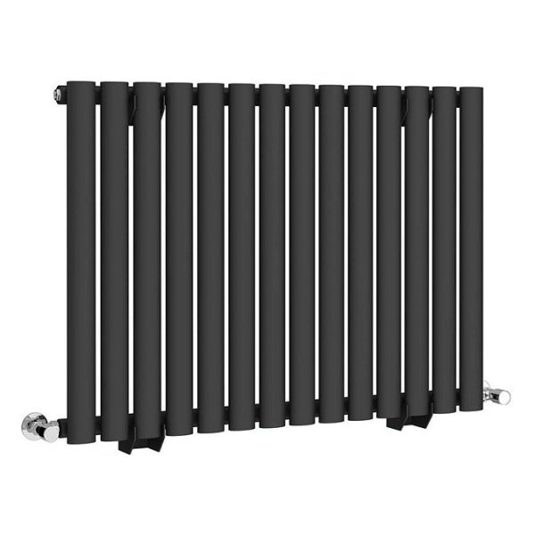 Metro Horizontal Radiator   Matt Black   Single Panel (600mm High) 826mm Wide - Image 4