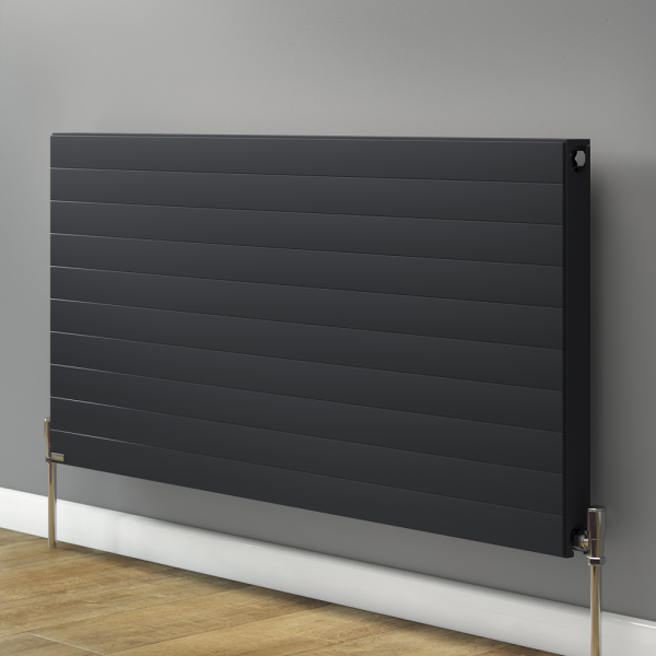 Stelrad 600 x 1200mm Compact Horizontal Line Concept K2 Type 22 Anthracite Double Panel Radiator