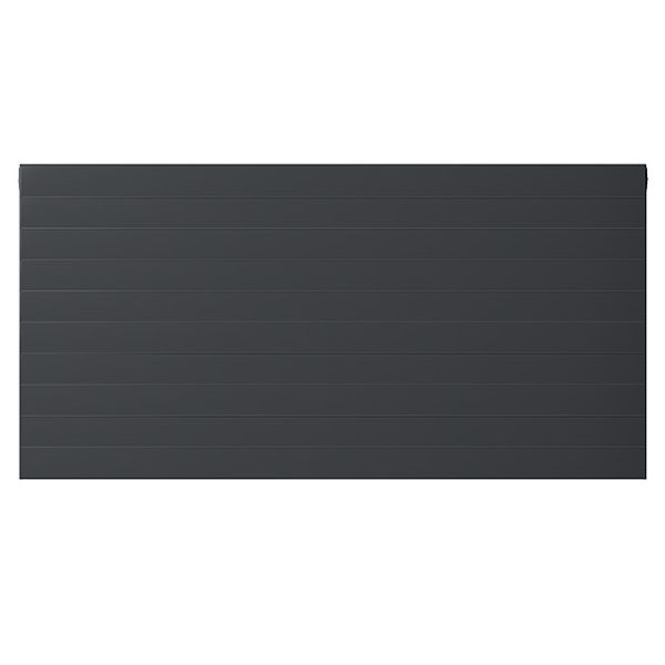 Stelrad 600 x 1200mm Compact Horizontal Line Concept K2 Type 22 Anthracite Double Panel Radiator - Image 4