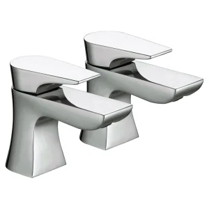 Bristan   Hourglass Contemporary Basin Taps   Chrome