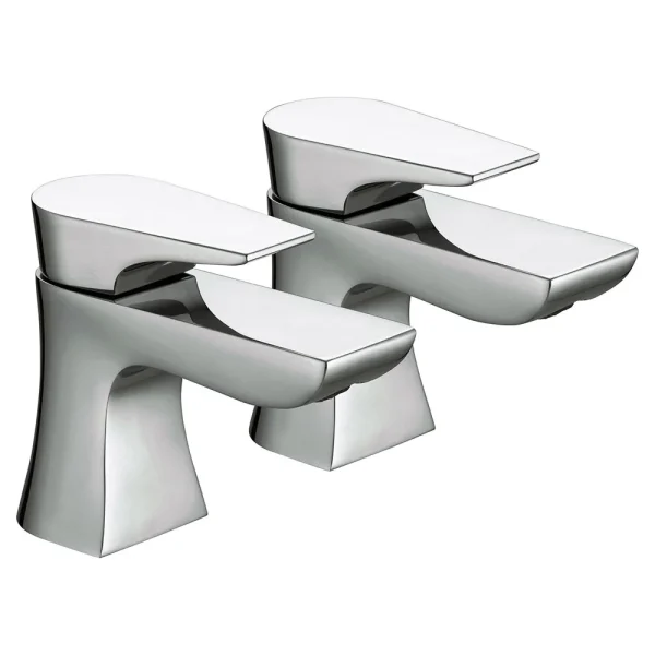 Bristan   Hourglass Contemporary Basin Taps   Chrome