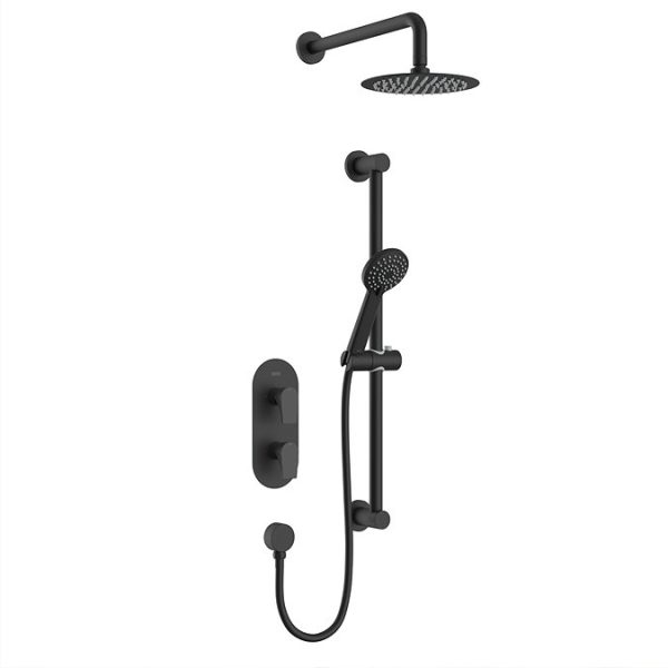 Bristan Hourglass Concealed Dual Control Shower Pack   Black - Image 3