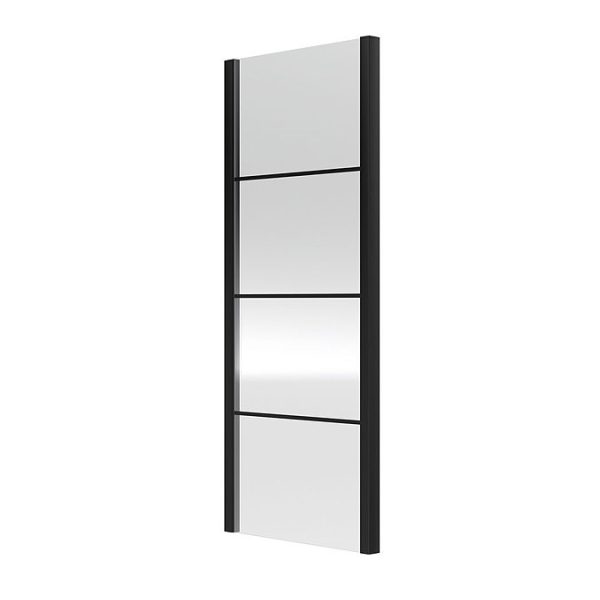 Hudson Reed Matt Black 1200 x 800mm Sliding Door Shower Enclosure with Black Tray - Image 3