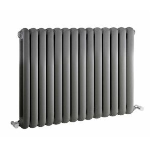 Nuie   Salvia Double Panel Radiator   635 x 853mm   Anthracite