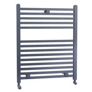 Lindley Straight Heated Towel Rail   W500 x H690mm   Anthracite