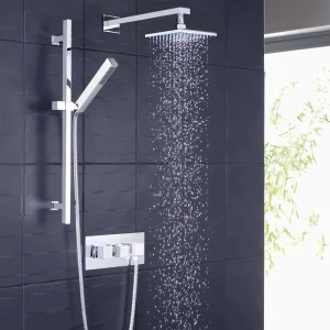 Hudson Reed   Kubix Twin Concealed Valve Full Shower Kit