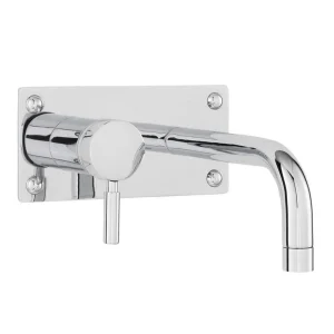 Hudson Reed Tec Single Lever Wall Mounted Bath/Basin Filler   Chrome
