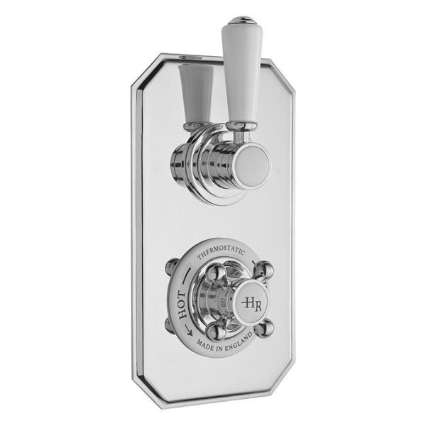 Hudson Reed Topaz Concealed Valve inc. 200mm Round Head + Ceiling Mounted Arm - Image 2