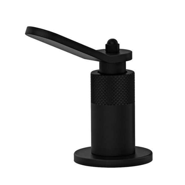 Huxley Matt Black 3 Hole Deck Mounted Basin Mixer Tap - Image 3