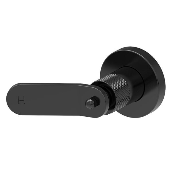 Huxley Matt Black 3 Hole Basin Mixer Tap - Image 3