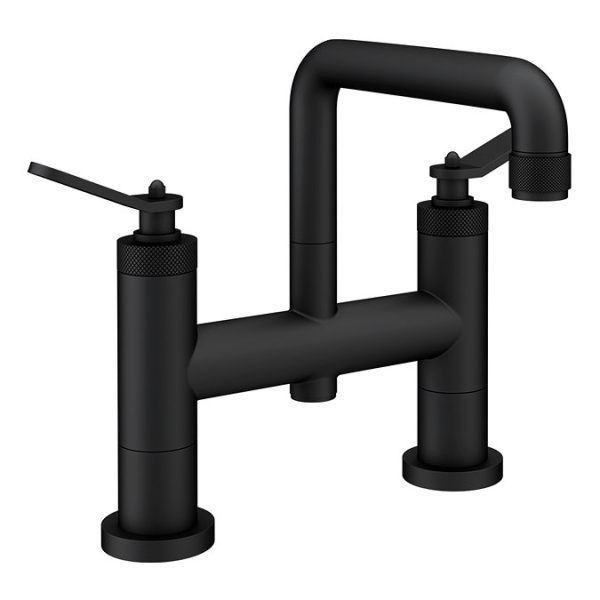 Huxley Matt Black Bath Filler - Image 3