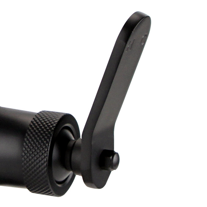 Huxley Matt Black Mono Basin Mixer Tap - Image 3