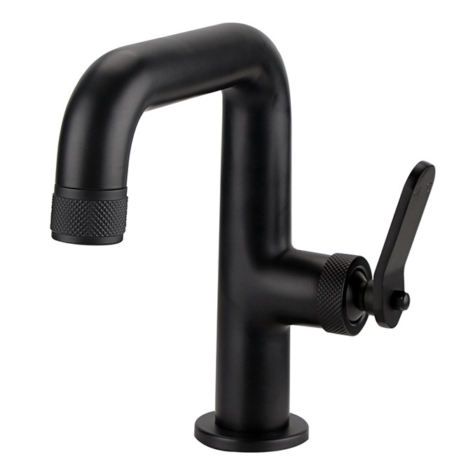 Huxley Matt Black Mono Basin Mixer Tap - Image 2