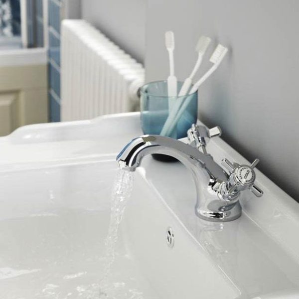 Nuie Luxury Beaumont Mono Basin Mixer w/ pop up waste   Chrome - Image 2