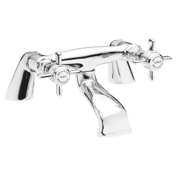 Nuie Traditional Beaumont Bath Filler   Chrome