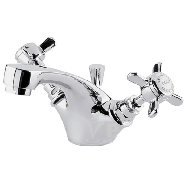 Nuie Traditional Beaumont Mono Basin Mixer Tap + Pop Up Waste