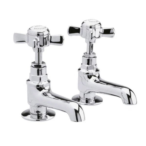Traditional Basin Taps   Chrome