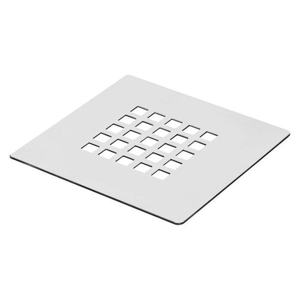 Imperia 1400 x 800mm White Slate Effect Rectangular Shower Tray + Chrome Waste - Image 3