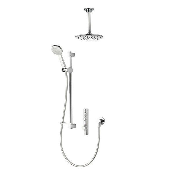 Aqualisa iSystem Smart Shower Concealed with Adjustable and Ceiling Fixed Heads - Image 2