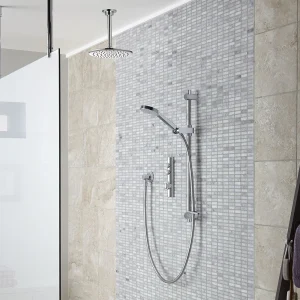 Aqualisa iSystem Smart Shower Concealed with Adjustable and Ceiling Fixed Heads