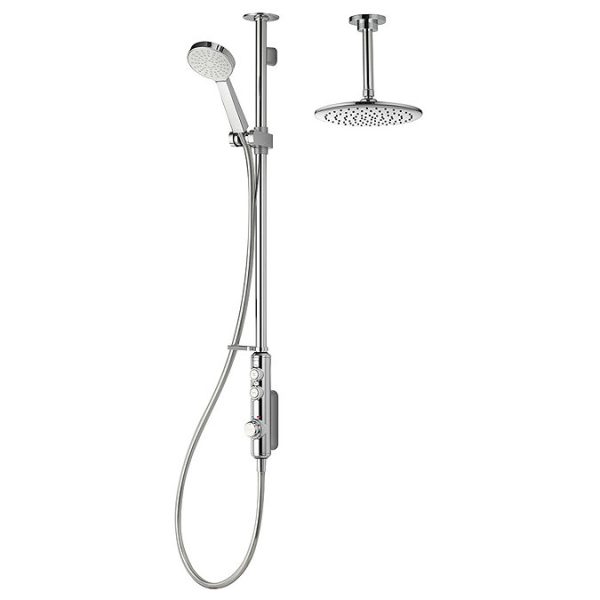 Aqualisa iSystem Smart Shower Exposed with Adjustable and Ceiling Fixed Heads - Image 2