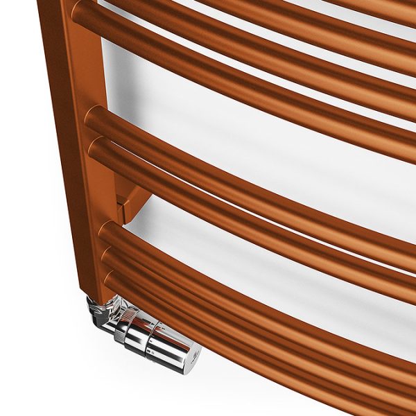 Terma Jade True Copper Heated Towel Rail 1150 x 400mm - Image 2