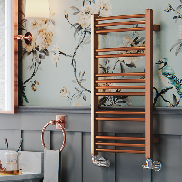 Terma Jade True Copper Heated Towel Rail 753 x 400mm
