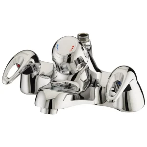 Bristan Java Thermostatic Contemporary Bath Filler with Shower   Chrome