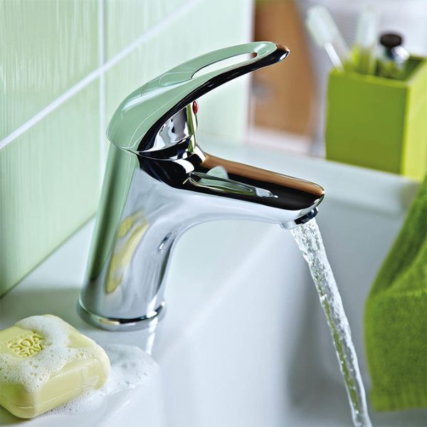 Bristan Java Contemporary Basin Mixer with Eco Click & Clicker Waste   Chrome - Image 2