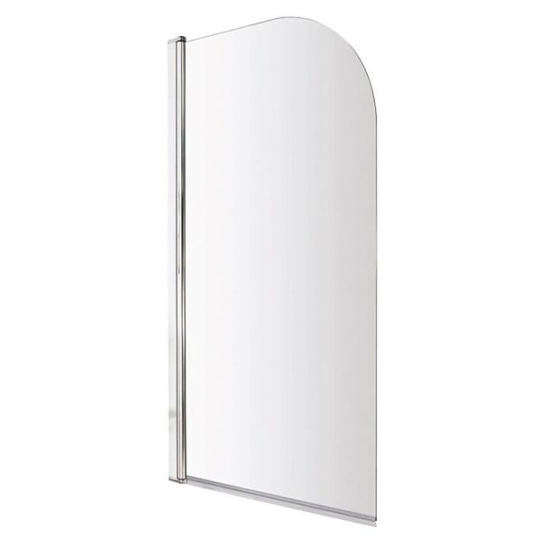 J Shaped Shower Bath (1700mm with Screen + Curved Panel) - Image 3