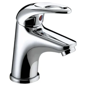 Bristan Java Contemporary Small Basin Mixer with Clicker Waste   Chrome
