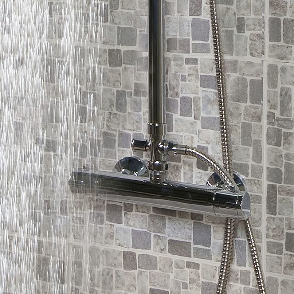 Nuie Thermostatic Bar Valve & Shower Kit - Image 2