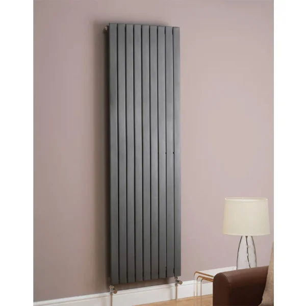 Boston Straight Designer Radiator   Anthracite