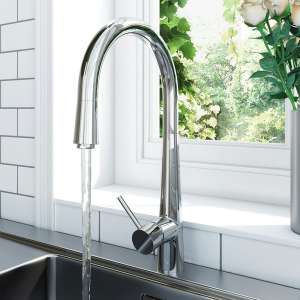 Schon Eilean Pull Out kitchen Tap   Chrome
