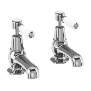 Burlington Kensington   Chrome Basin Taps 3"