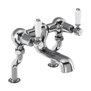 Burlington Kensington   Chrome Deck Mounted Bath Filler