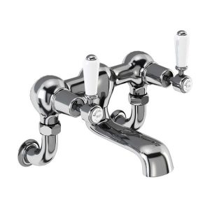 Burlington Kensington   Chrome Wall Mounted Bath Filler