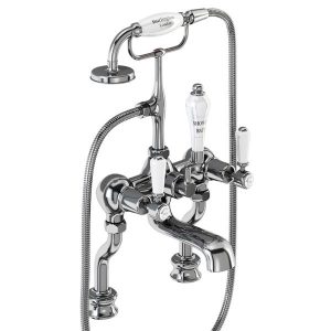 Burlington Kensington Regent   Chrome Deck Mounted Bath/Shower Mixer