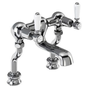 Burlington Kensington Regent   Chrome Deck Mounted Bath Filler