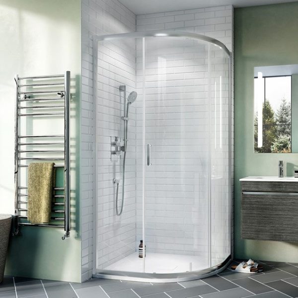 Crosswater 800 x 800mm Kai 6 Quadrant Single Door Shower Enclosure