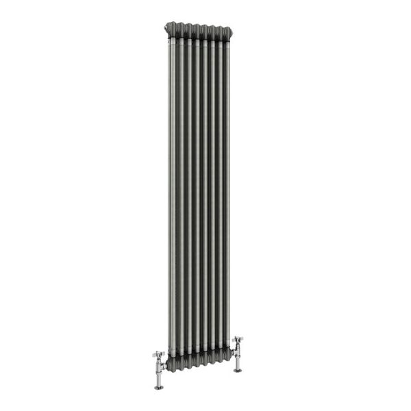 Keswick 1800 x 380mm Raw Metal (Lacquered) 2 Column Radiator - Image 3