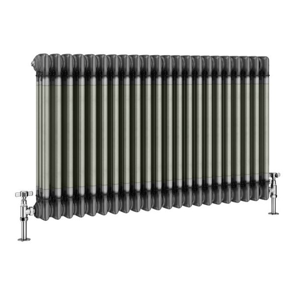 Keswick 600 x 1010mm Raw Metal (Lacquered) 3 Column Radiator - Image 3